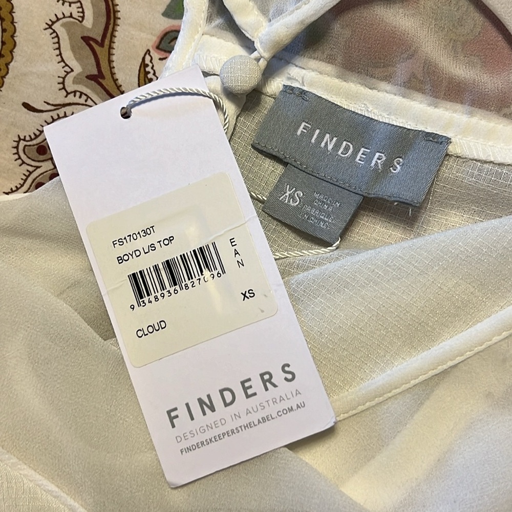 🆕 FINDERS KEEPERS Blouse Top - Picture 4 of 8